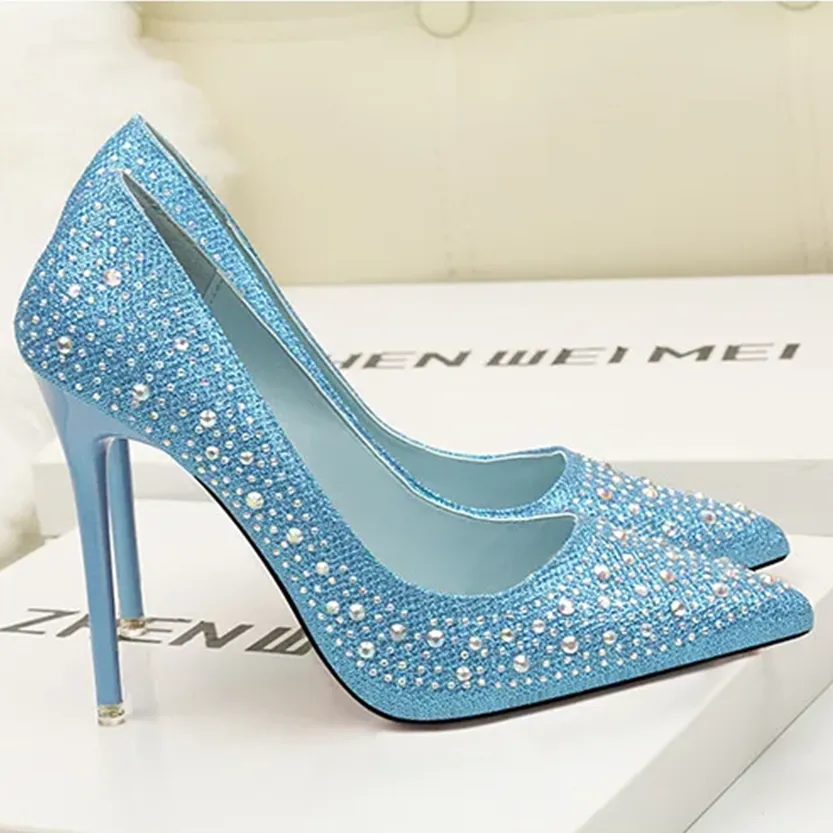 Funki Buys | Shoes | Women's Rhinestone Sparkly Prom Shoes