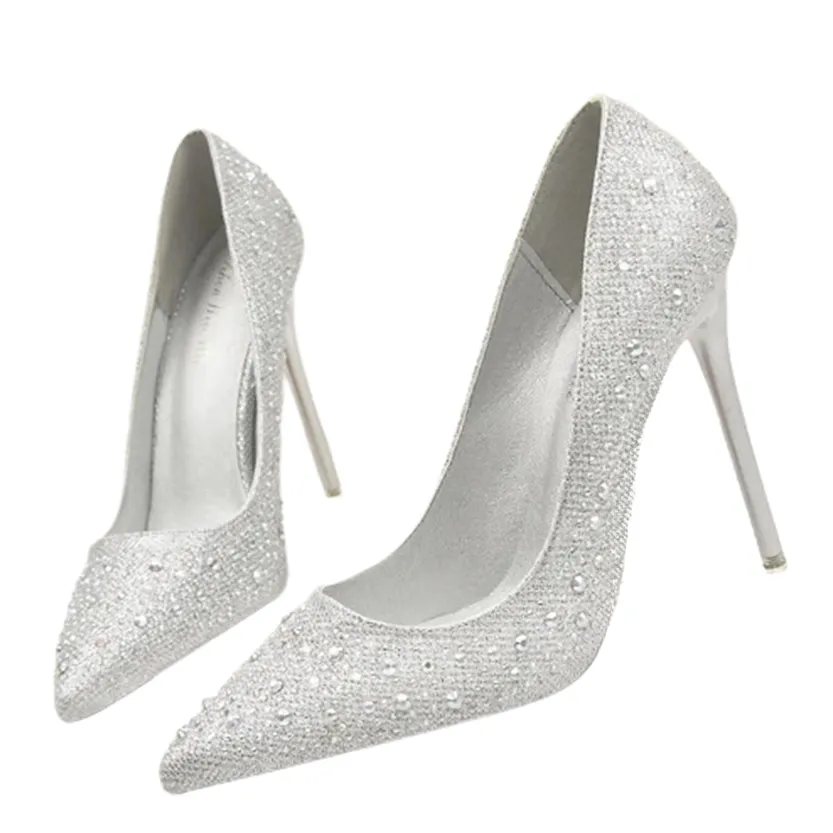 Funki Buys | Shoes | Women's Rhinestone Sparkly Prom Shoes