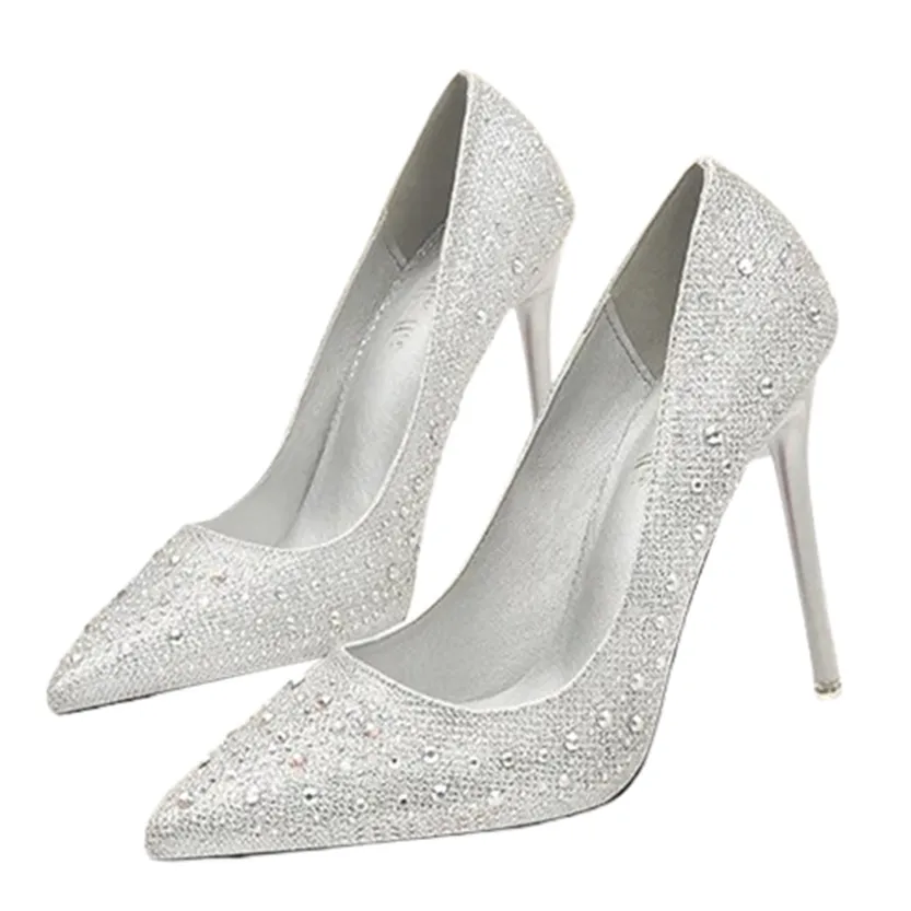 Funki Buys | Shoes | Women's Rhinestone Sparkly Prom Shoes