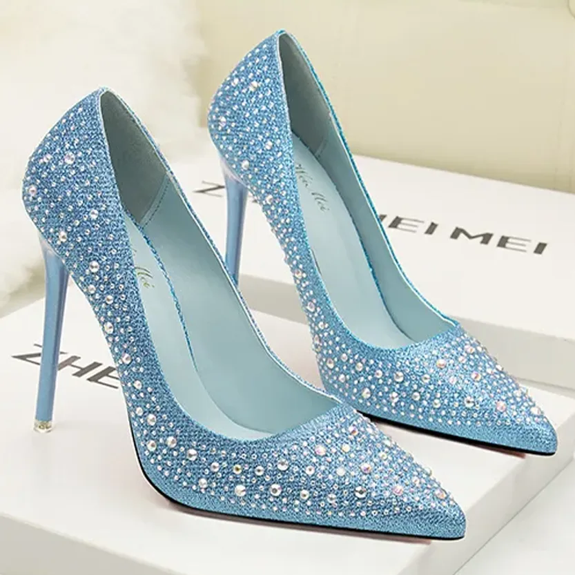 Funki Buys | Shoes | Women's Rhinestone Sparkly Prom Shoes