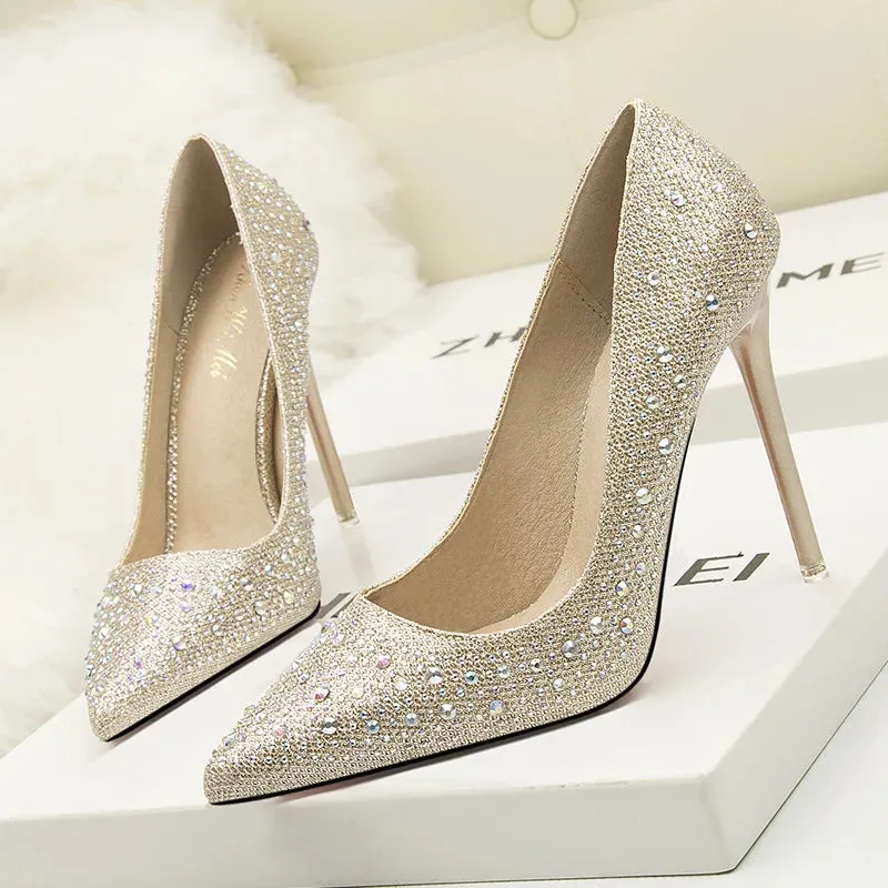 Funki Buys | Shoes | Women's Rhinestone Sparkly Prom Shoes