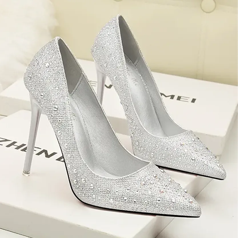 Funki Buys | Shoes | Women's Rhinestone Sparkly Prom Shoes