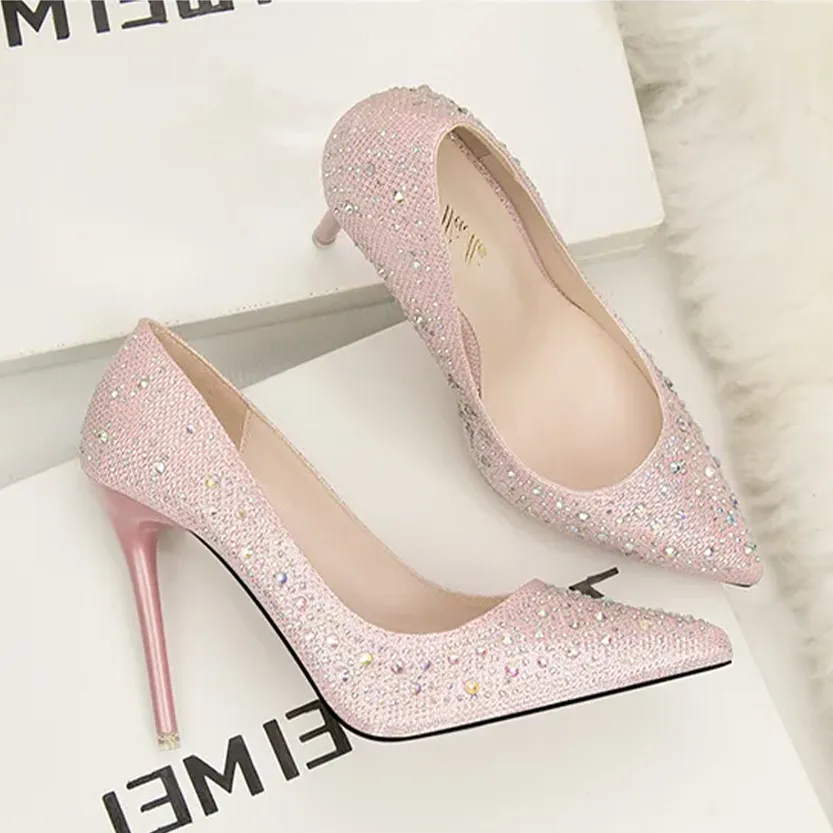 Funki Buys | Shoes | Women's Rhinestone Sparkly Prom Shoes