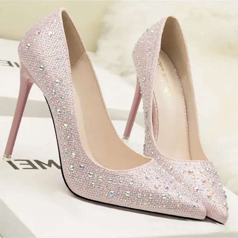 Funki Buys | Shoes | Women's Rhinestone Sparkly Prom Shoes