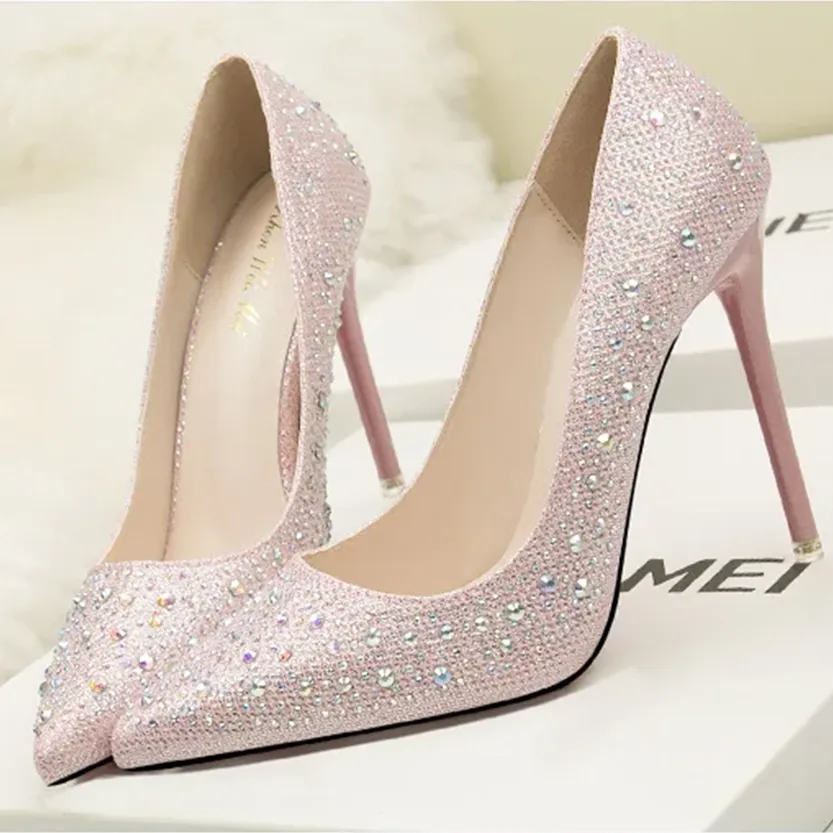 Funki Buys | Shoes | Women's Rhinestone Sparkly Prom Shoes