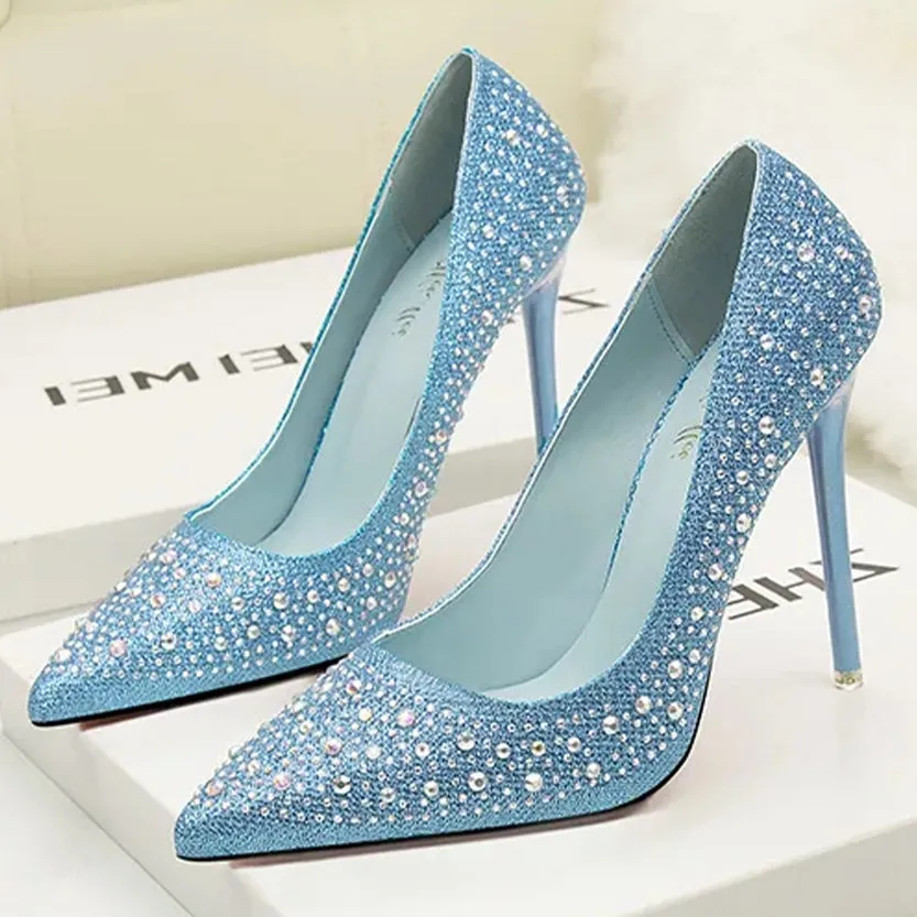 Funki Buys | Shoes | Women's Rhinestone Sparkly Prom Shoes