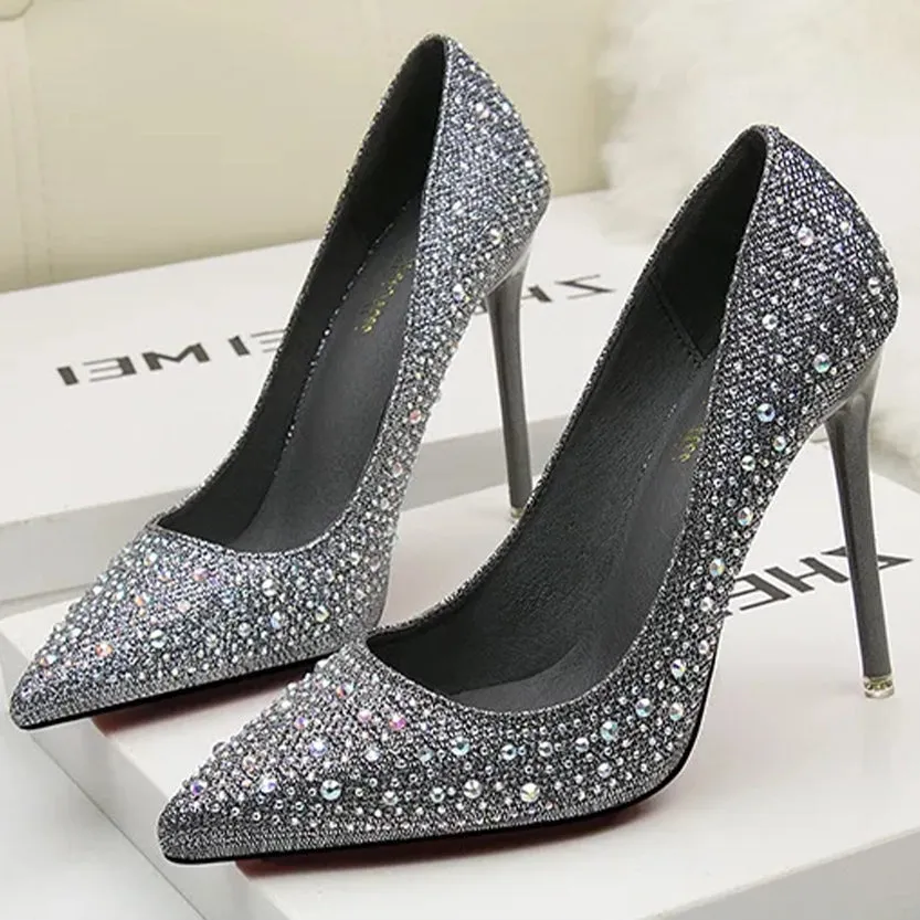 Funki Buys | Shoes | Women's Rhinestone Sparkly Prom Shoes