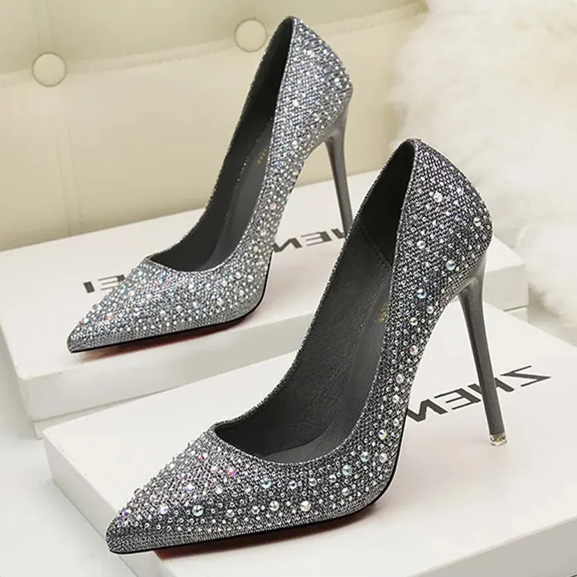 Funki Buys | Shoes | Women's Rhinestone Sparkly Prom Shoes
