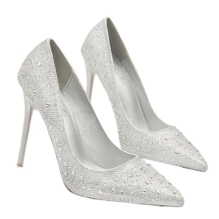 Funki Buys | Shoes | Women's Rhinestone Sparkly Prom Shoes