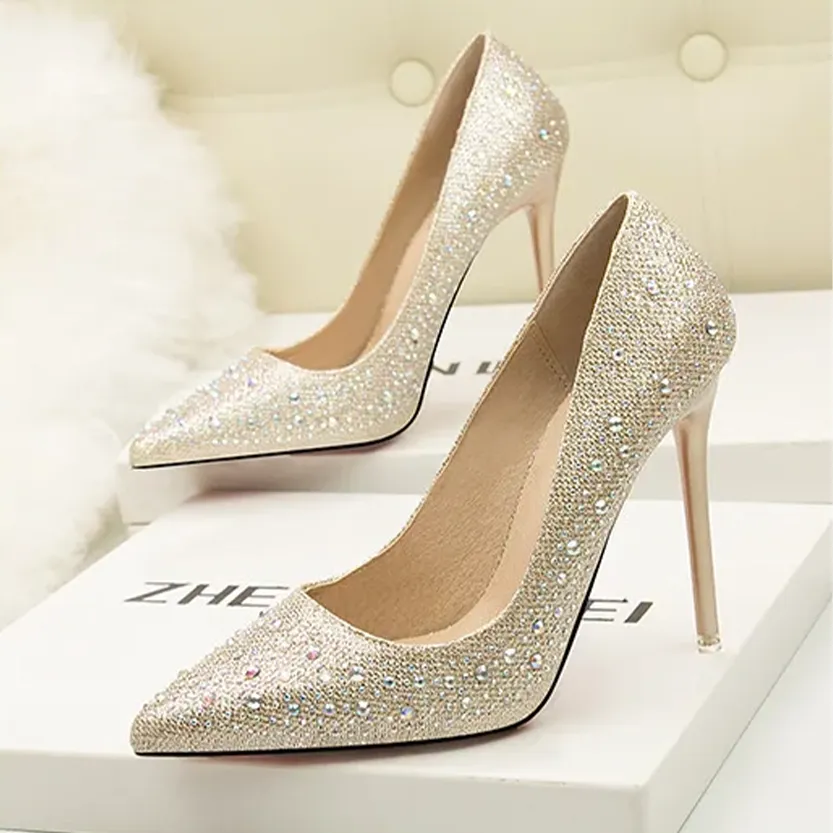 Funki Buys | Shoes | Women's Rhinestone Sparkly Prom Shoes