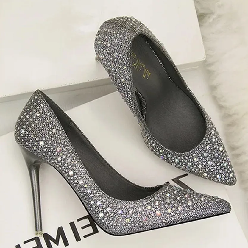 Funki Buys | Shoes | Women's Rhinestone Sparkly Prom Shoes