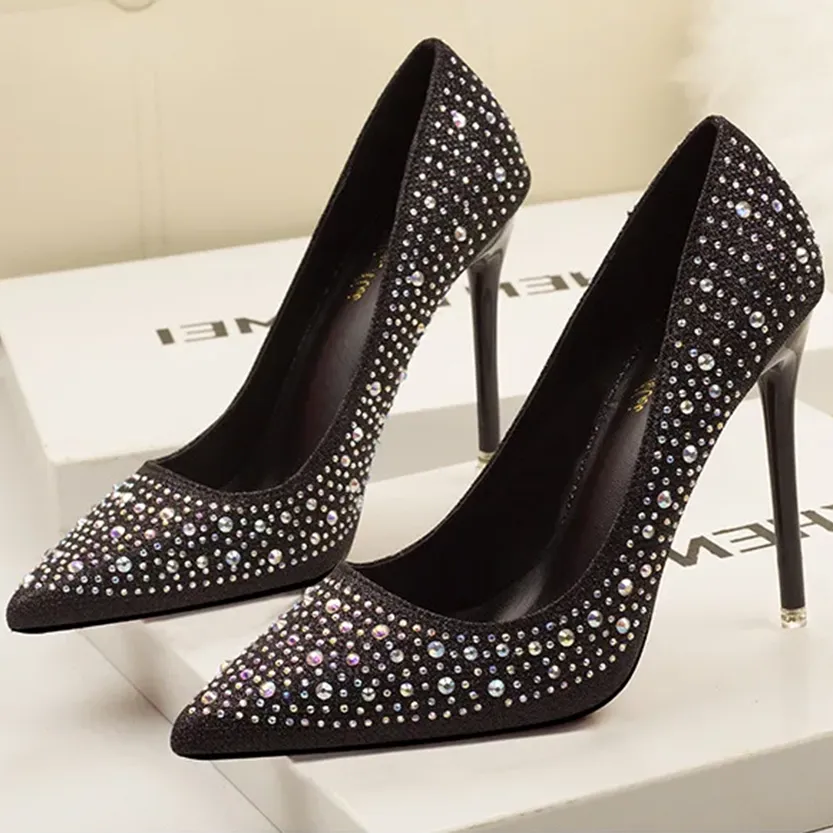 Funki Buys | Shoes | Women's Rhinestone Sparkly Prom Shoes