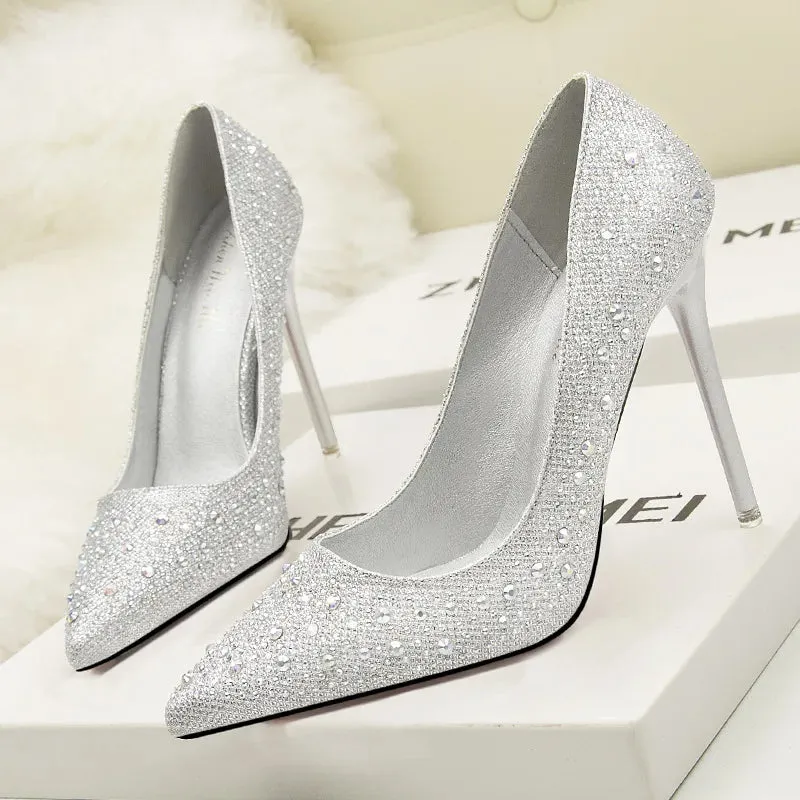 Funki Buys | Shoes | Women's Rhinestone Sparkly Prom Shoes