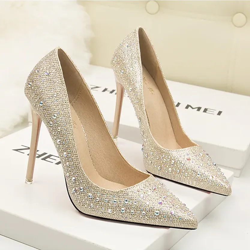 Funki Buys | Shoes | Women's Rhinestone Sparkly Prom Shoes