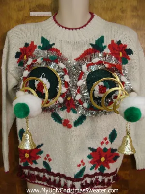 Funny 80s Naughty Ugly Christmas Sweater