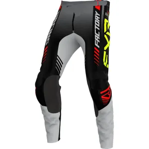FXR  Grey Black HiVis Clutch Pro MX Pants Breathable Comfort Adjustable Waist