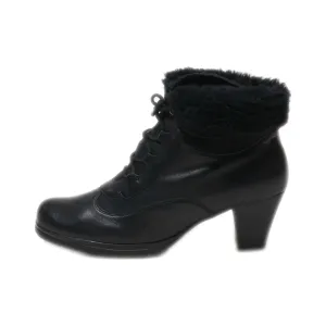 Gab Ankle Boots Leather Black Colour For Women