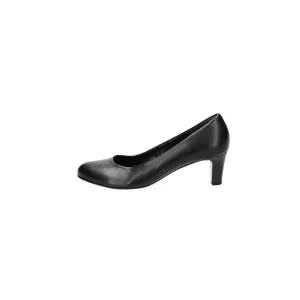 Gabor Almond Toe Pump High-Heel Shoes Leather Black Colour For Women