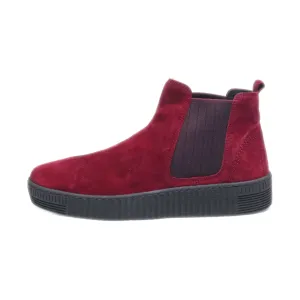 Gabor Ankle Boots Suede Maroon Colour For Women