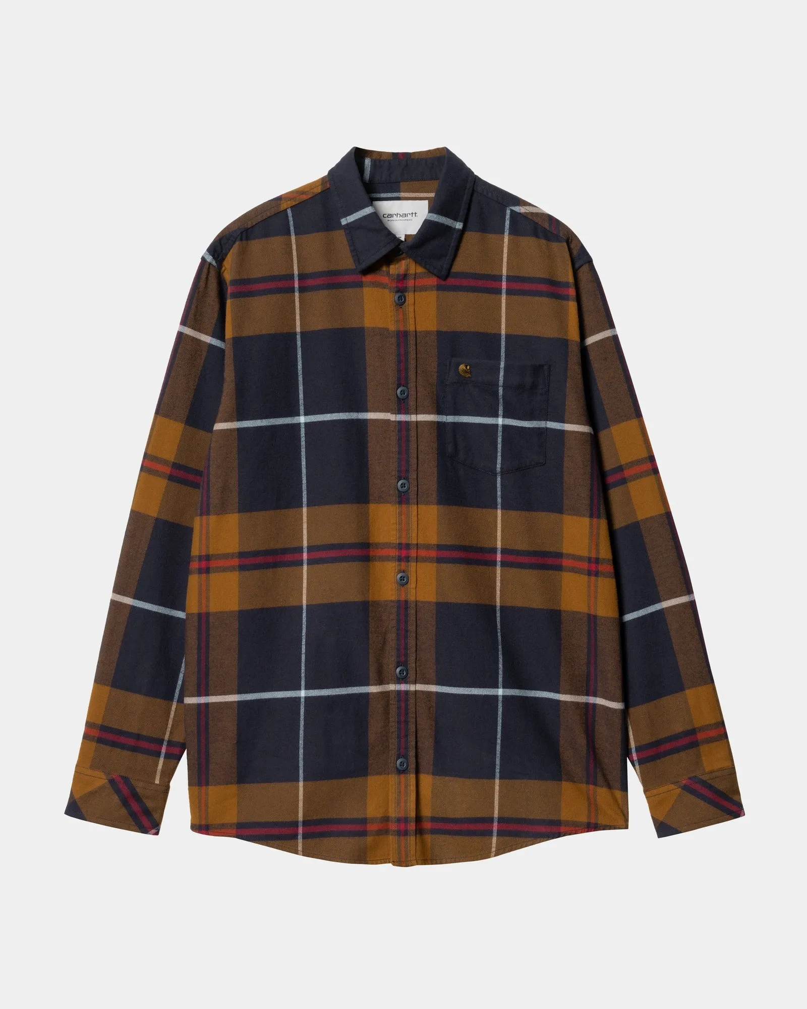 Garnett Check Shirt | Deep Hamilton Brown