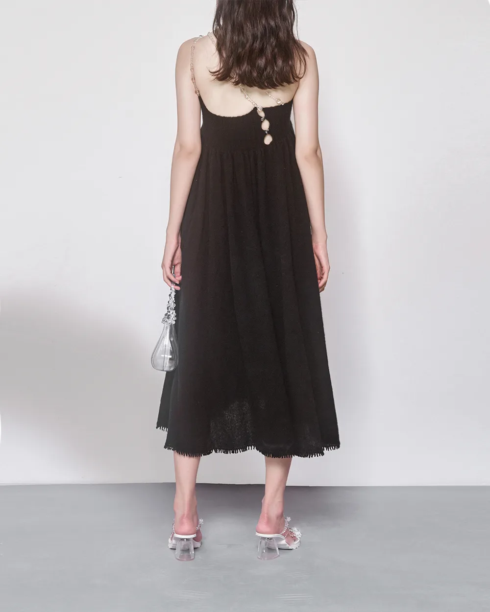 Gathered Bubble Knit Dress