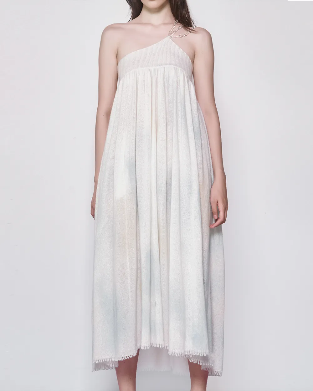Gathered Bubble Knit Dress