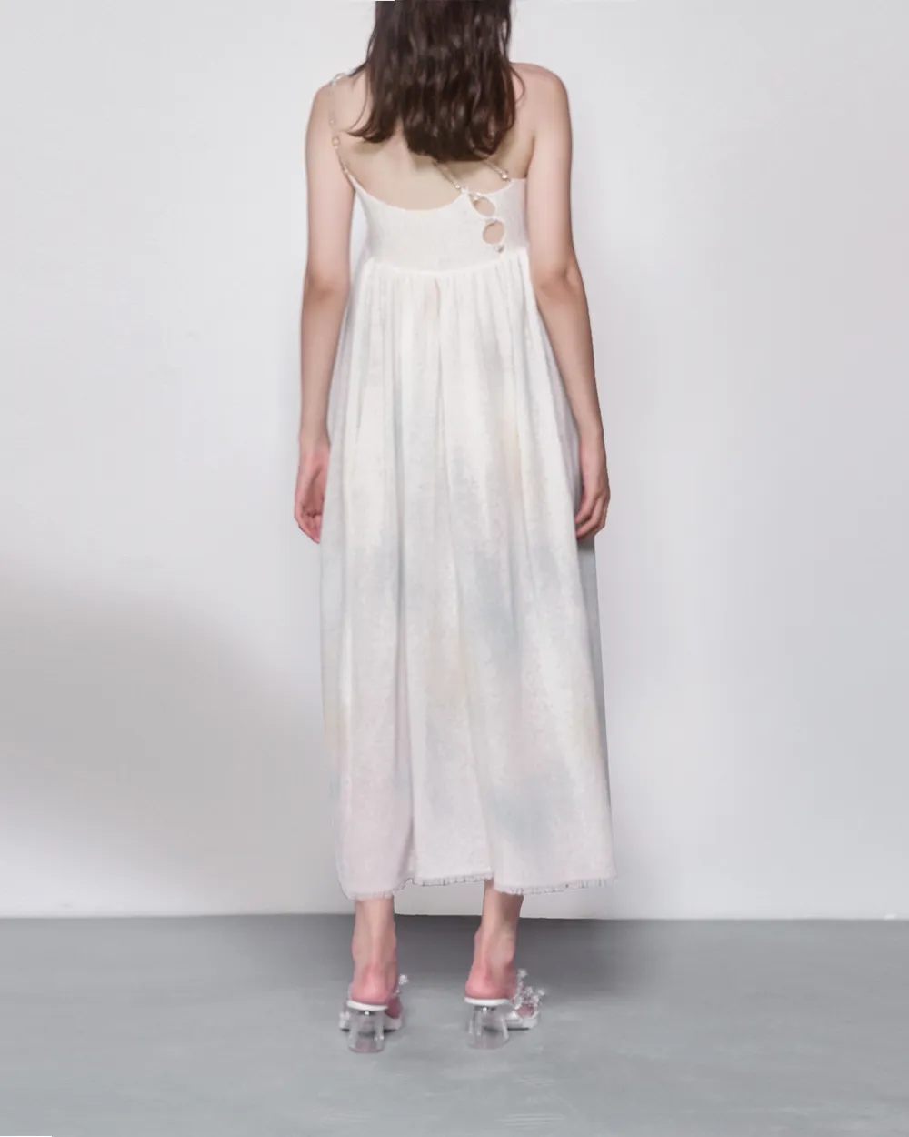 Gathered Bubble Knit Dress