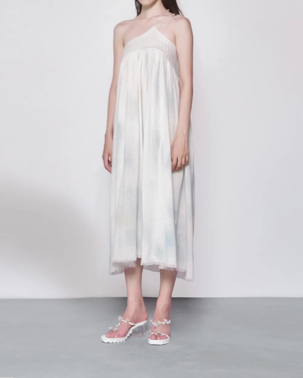 Gathered Bubble Knit Dress