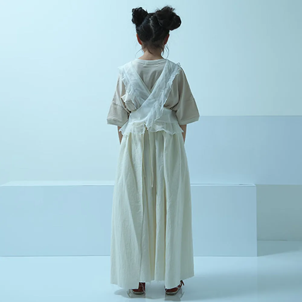 Gauze Apron Dress