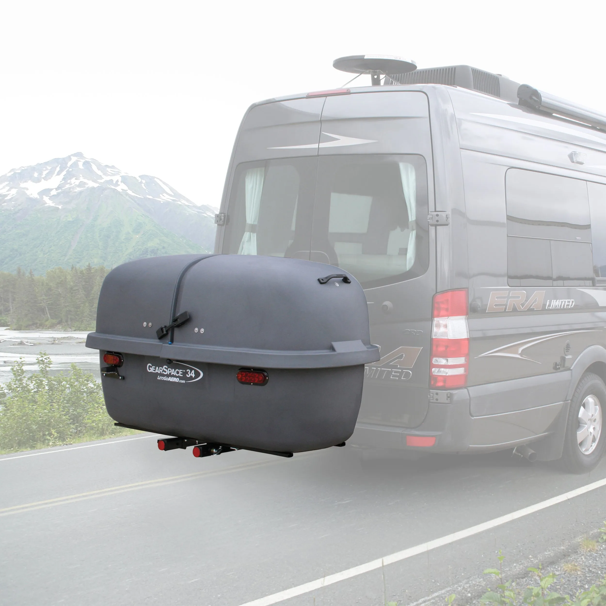 GearSpace Slideout Cargo Carrier - Dark Grey