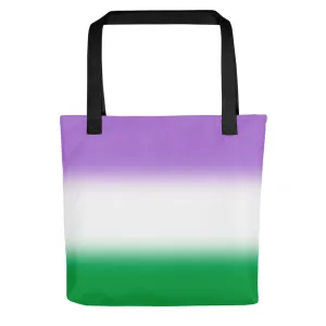 Genderqueer Pride Tote Bag - Ombre