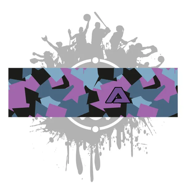 Geometric Camo Pattern Headband