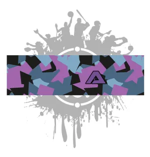 Geometric Camo Pattern Headband