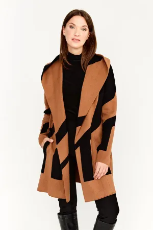 GEOMETRIC CARDIGAN