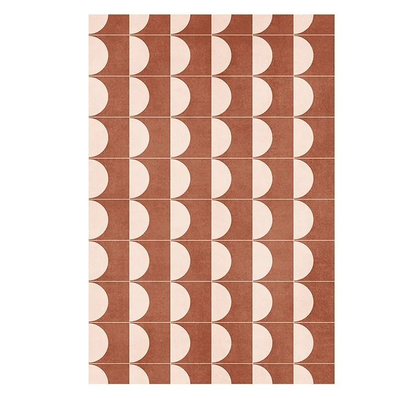Geometric Living Room Decoration Carpet Light Luxury