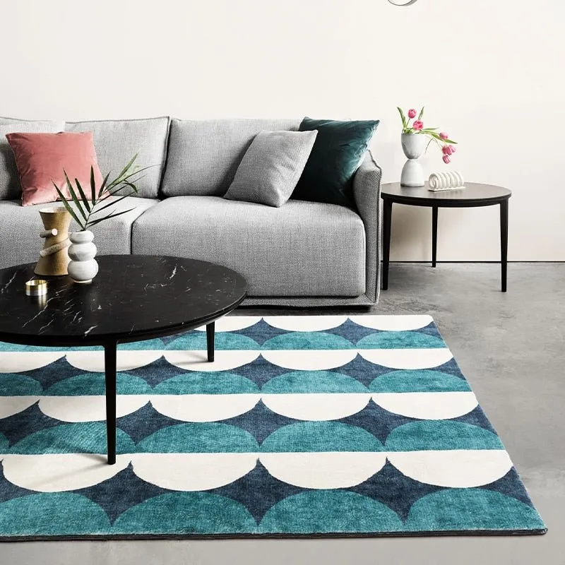 Geometric Living Room Decoration Carpet Light Luxury