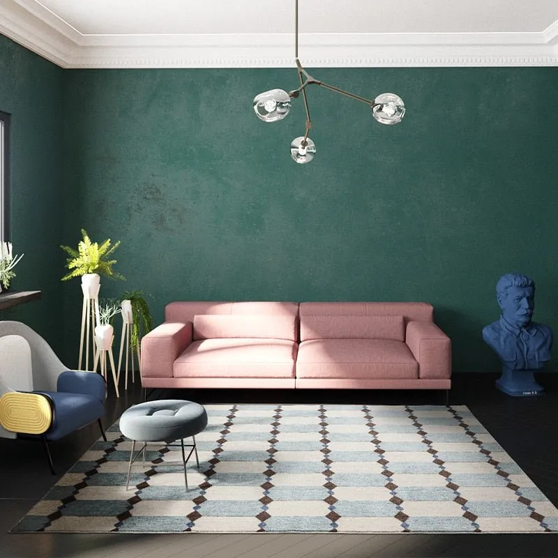 Geometric Living Room Decoration Carpet Light Luxury