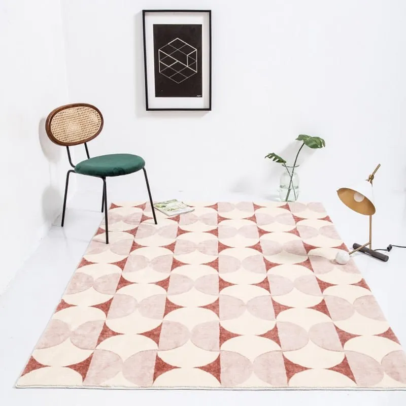 Geometric Living Room Decoration Carpet Light Luxury