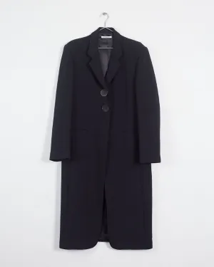 Georgia Alice single breasted maxi coat, french navy, 12