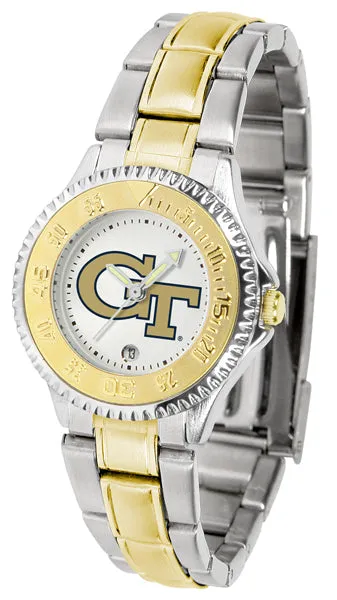 Georgia Tech Competitor Two-Tone Ladies Watch