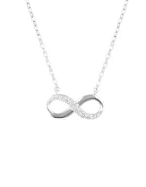 Georgini Forever Infinity Pendant w/ CZ - Silver