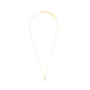 Georgini Natural Torquoise and Diamond December Pendant - Gold