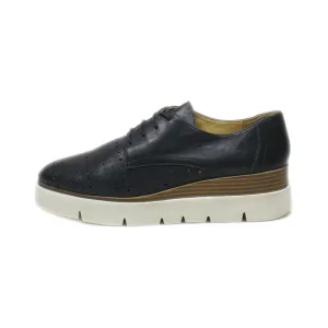 Geox Platform Shoes Leather Brown Colour For Women