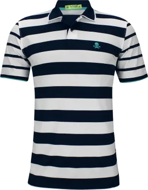 Gfore Golf Men's Skull Stripe Polo