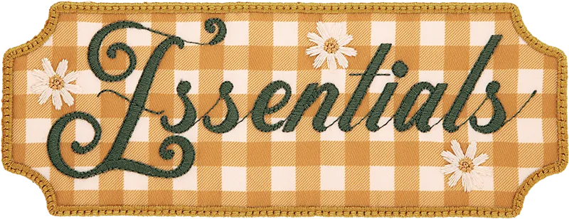 Gingham Essentials Patch