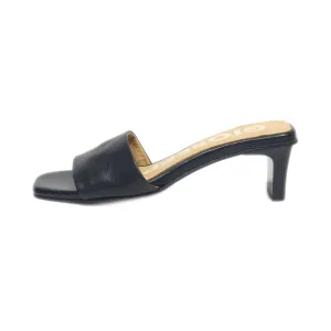 Gioseppo Peep Toe Leather Black Colour For Women