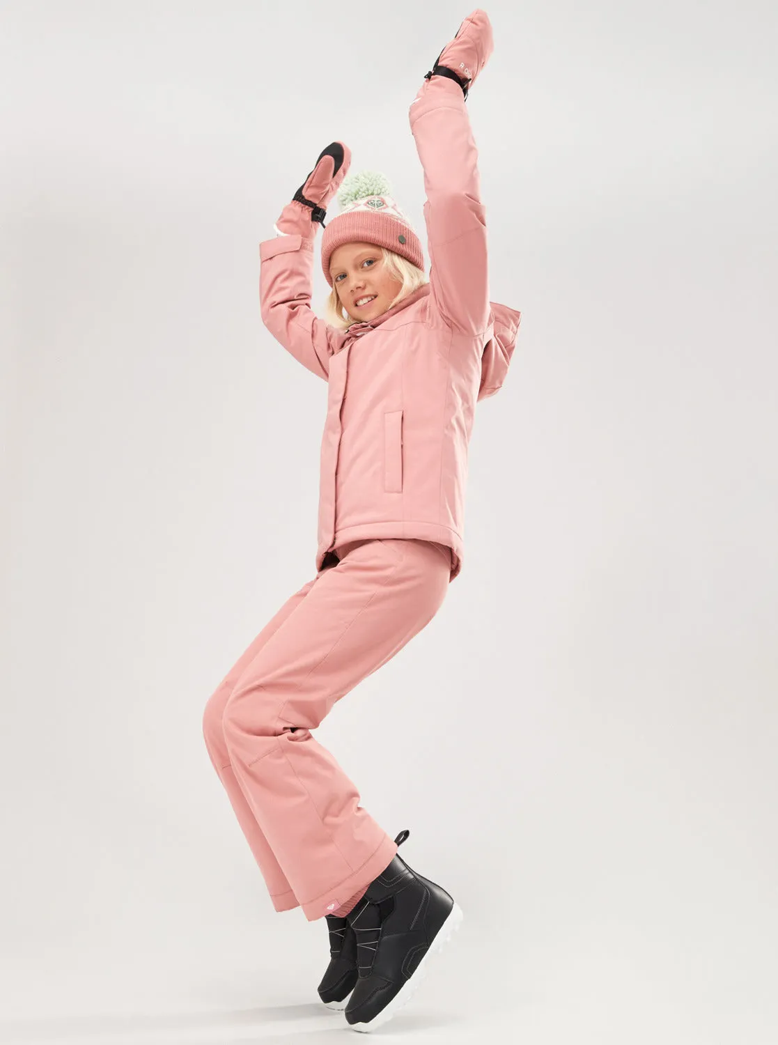 Girls 4-16 Diversion Technical Snow Pants - Dusty Rose