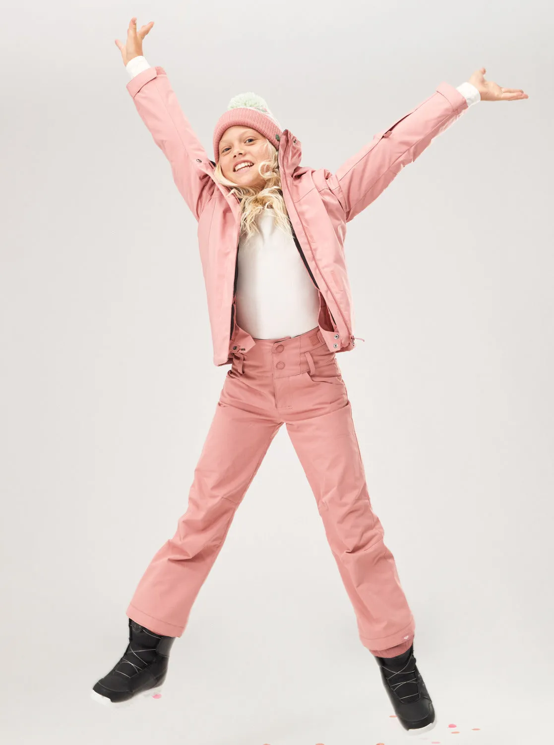 Girls 4-16 Diversion Technical Snow Pants - Dusty Rose