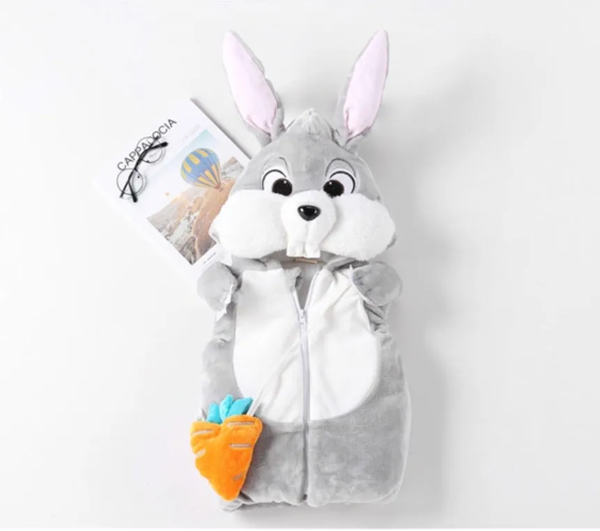 Girls And Boys Thicken 3D Hood Vest