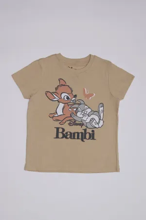Girls' Bambi And Thumper Bambi Graphic Tee